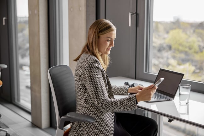 netgo Mitarbeitende bei der Erlangung einer neuen Zertifizierung im Software-Bereich